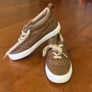 Toms Youth Fenix Mid Toffee Microsuede Kids Sneakers